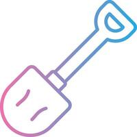 Shovel Minimal Art Object vector