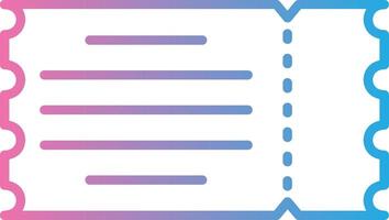 Ticket Modern Shape Graphic vector