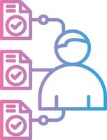 Task Elegant Shape Symbol vector