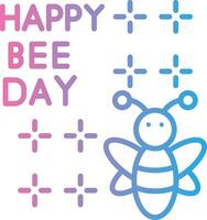 World Bee Day 3D Rendered Symbol vector