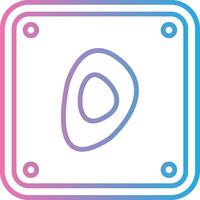 Arabic Language 3D Interface Shape vector