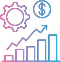 Efficiency Digital Tech Element vector