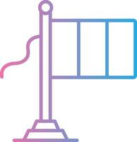 France Flag Sharp Edge Visual vector