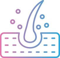 Follicle Dark Mode Symbol vector