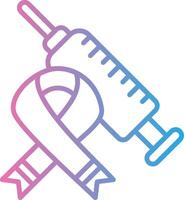 Injection Iconic Line Form vector