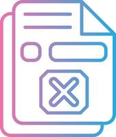 List Outlined Line Artwork vector