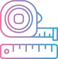 Measuring Tape Isometric Web Illustration vector