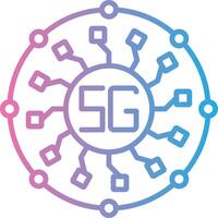 Network High Contrast Badge vector