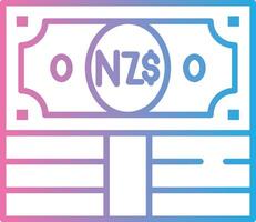 New Zealand Dollar Digital App Concept vector