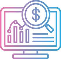 Online Market Research User Interface Mark vector