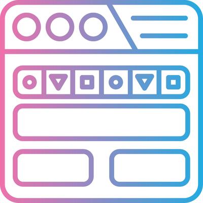 Navigation Bar Sharp Edge Visual
