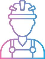 Worker Mobile App Illustration vector