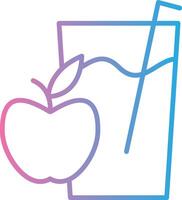 Apple Juice Mobile App Illustration vector