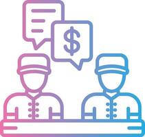 Conversation Sleek Visual Mark vector