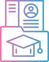 Curriculum Flat Symbol vector
