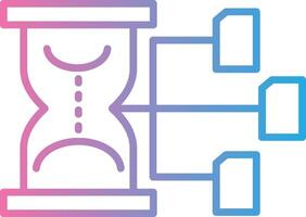 Hourglass Web Style Graphic vector