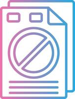 Letter Responsive App Shape vector
