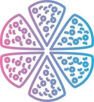Pizza Web Based Design Element vector