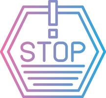 Stop Handcrafted UI Symbol vector