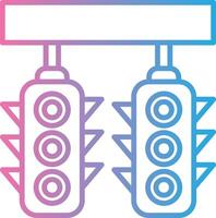 Traffic Lights Gradient Color Form vector
