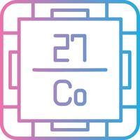 Cobalt Iconic Line Form vector