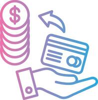 Payment Soft Outline Graphic vector