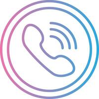 Phone Call Clean Frame Object vector