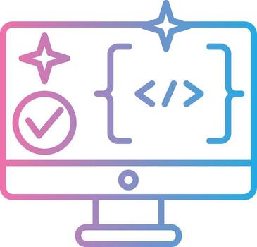 Clean Coding Minimal Graphic Visual vector