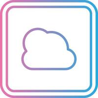 Cloud Neon UI Symbol vector