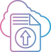 File Upload Minimal Graphic Visual vector