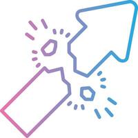 Disruption Modern Interface Badge vector