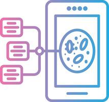 Cell App Based UI Graphic vector