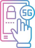 Protection Responsive App Shape vector
