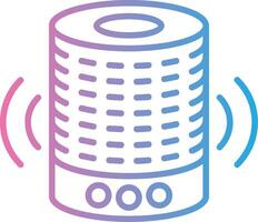 Smart Speaker Cool Tone Form vector