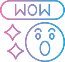 Wow Hand Drawn Sketch Symbol vector