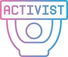 Activist Stylish UX Piece vector