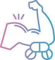 Arm Modern Color Symbol vector
