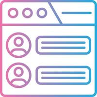 Forum Bold App Graphic vector
