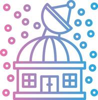 Observatory Clean Sketch Form vector