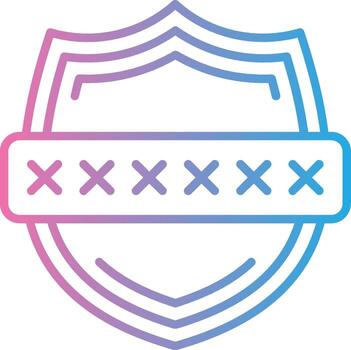 contraseña código interactivo símbolo vector