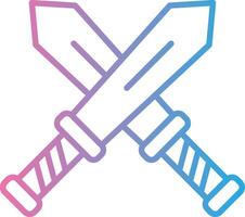 Sword Smooth UI Symbol vector