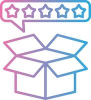 Testimonial Simplified Line Mark vector