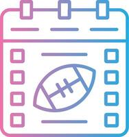 American Football Minimal Design Badge vector