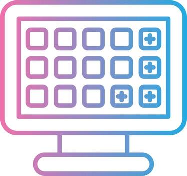 aplicaciones Delgado línea elemento vector