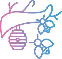 Beehive Bright Flat Artwork vector
