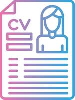 CV Modern Interface Badge vector