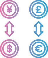 Displacement Modern Color Symbol vector