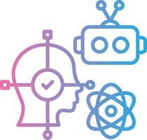 Facial Recognition Smooth App Visual vector