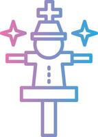 Hand Puppet Custom Line Element vector