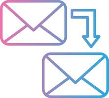 Mail Vivid App Element vector